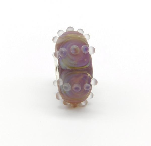 Lavender Pearl Alien Frost - Elfbeads Glas - Originalfoto